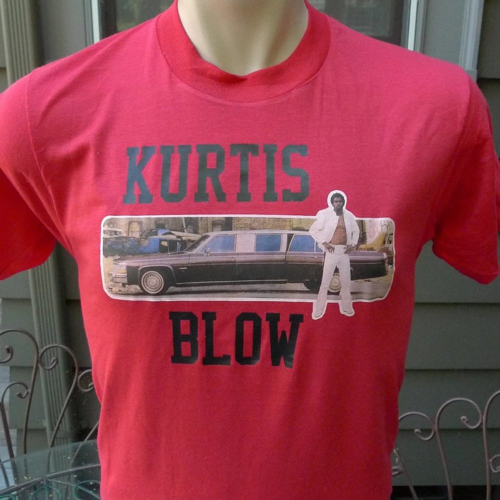 Early 1980s Kurtis Blow Single Stitch Shirt (C) Licensed by Roach 1979 *…